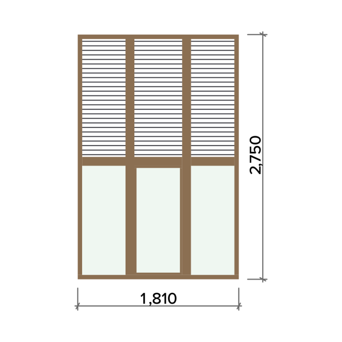 W-026 - High Level Windows to Main Hall (Main Entrance Side)